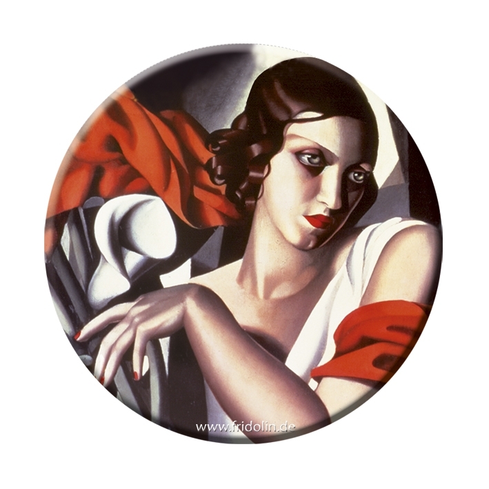 Pocket mirror, Lempicka, Portrait of Ira P.