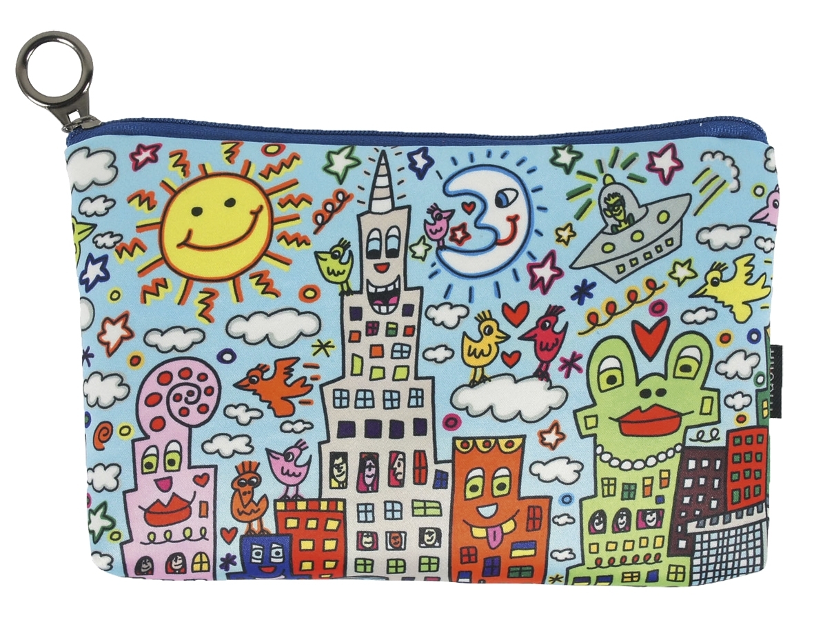 cosmetic bag, James Rizzi, My New York City