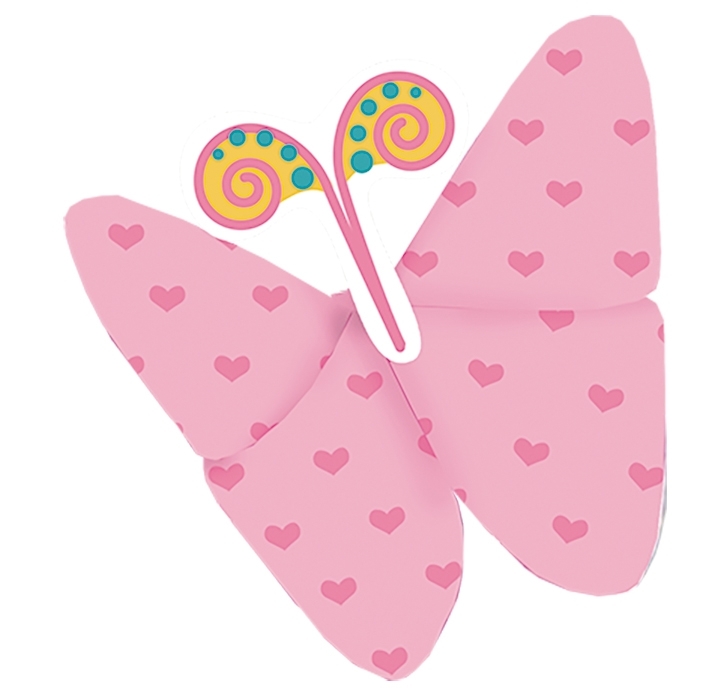 Kids-Origami, Butterfly 20 sheets 15x15 cm