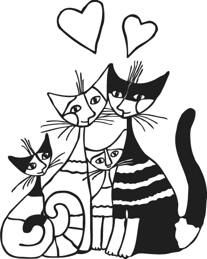 wooden rubber art stamp,  Wachtmeister/Momenti di