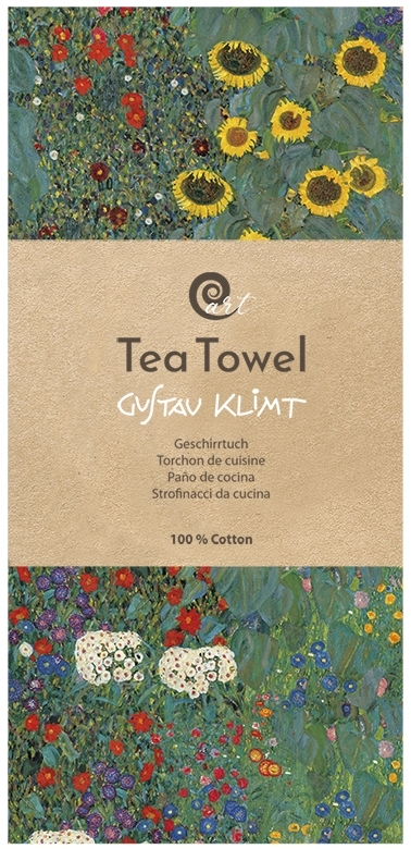 Tea towel, Gustav Klimt, Farm Garden