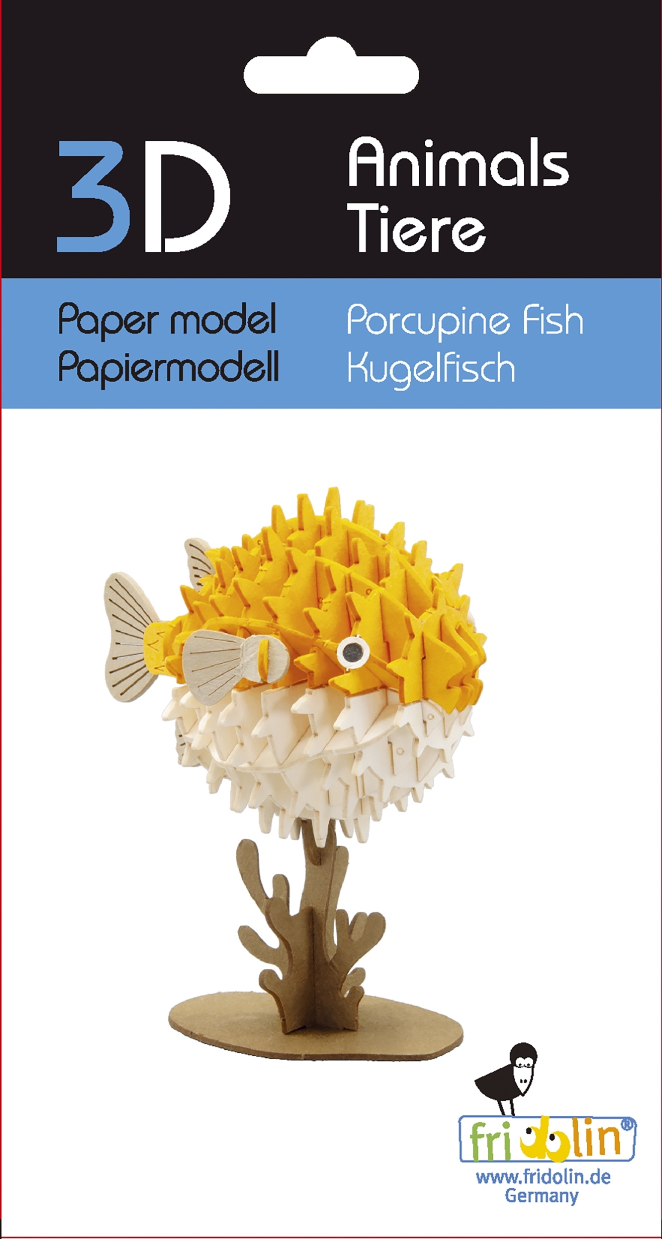 3D model, porcupine fish