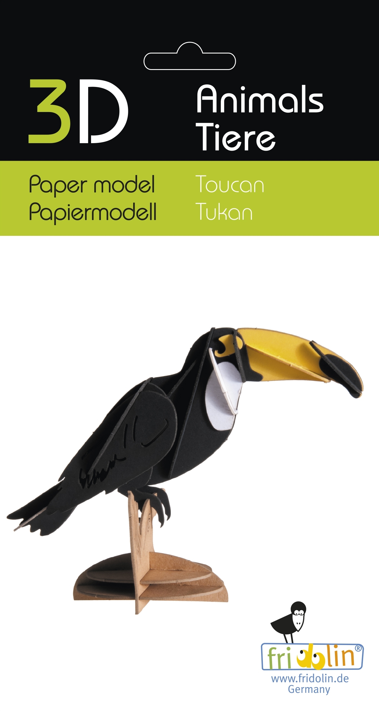 3D model, toucan