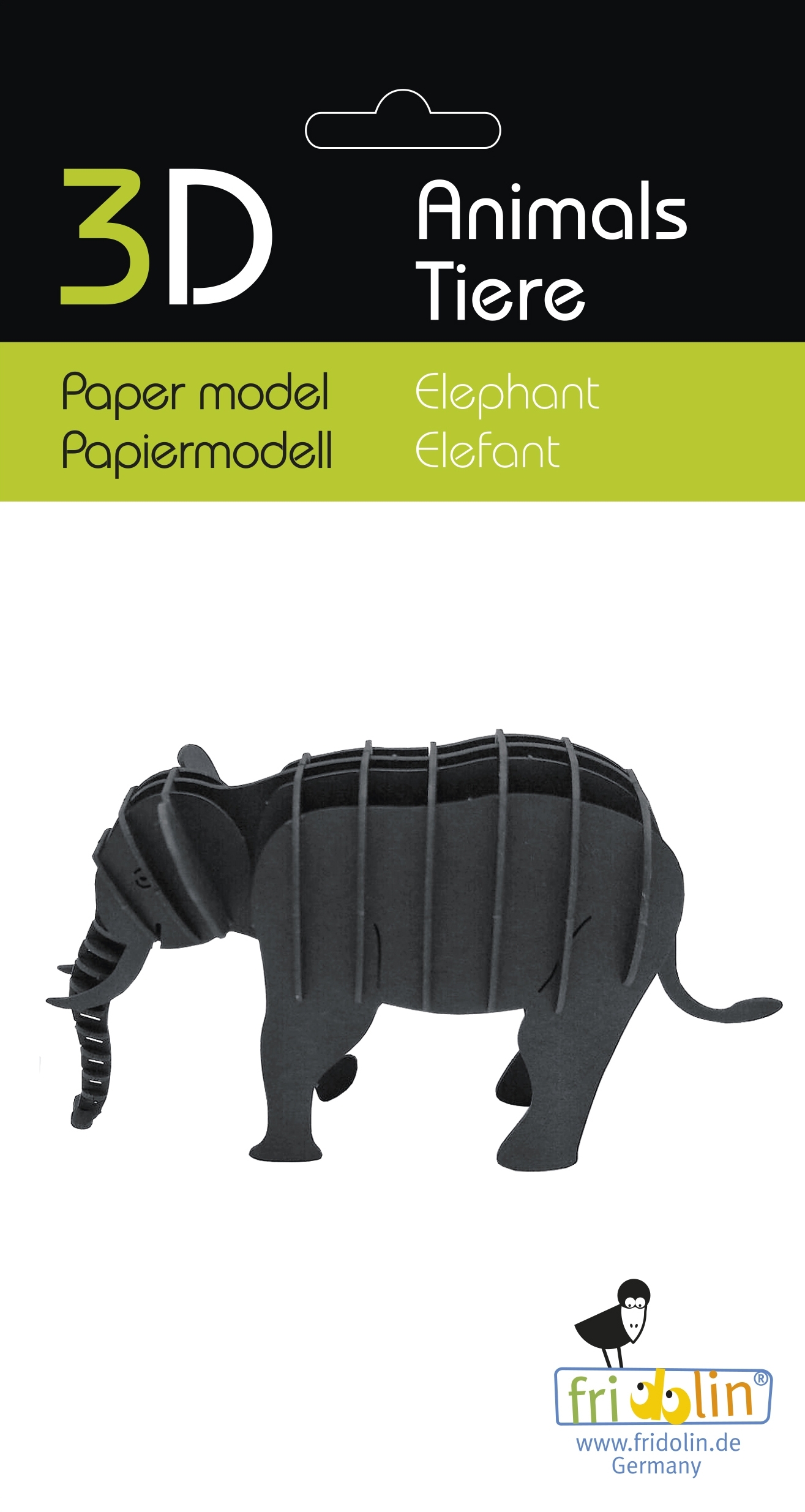 3D model, elephant