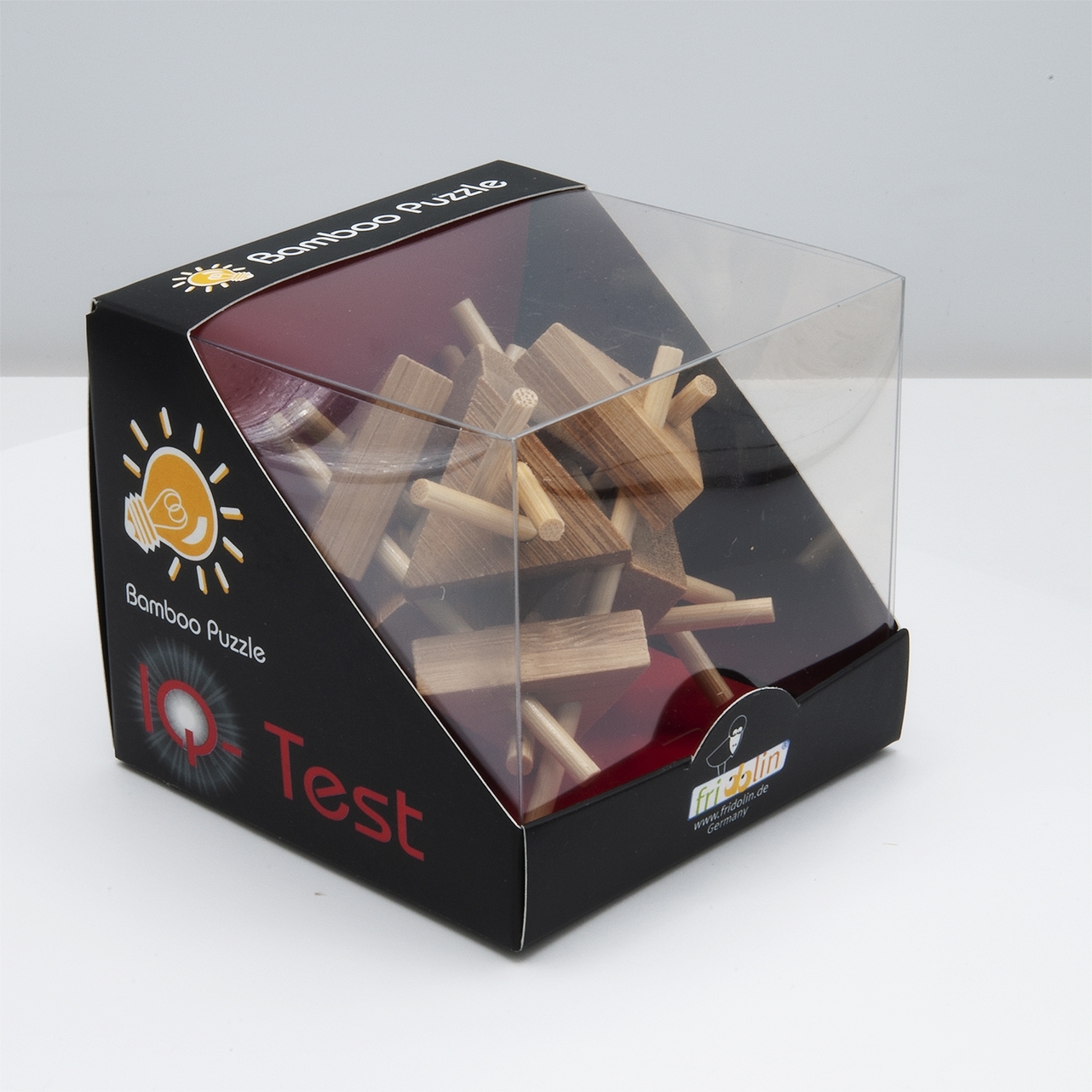 IQ-Test, bamboo puzzle, Sticks with Triangles