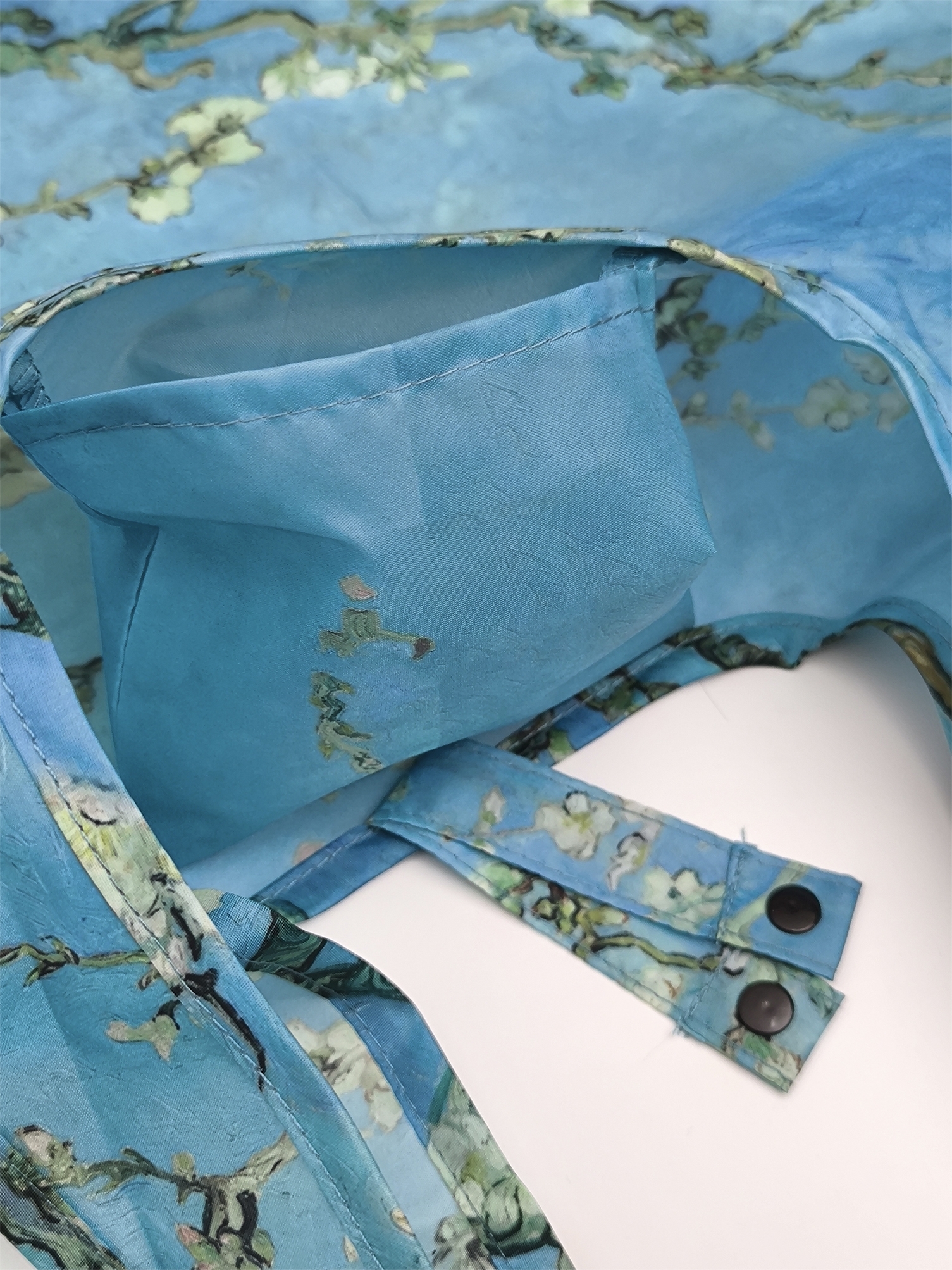 Eco Bag recycled, Gogh, almond blossom