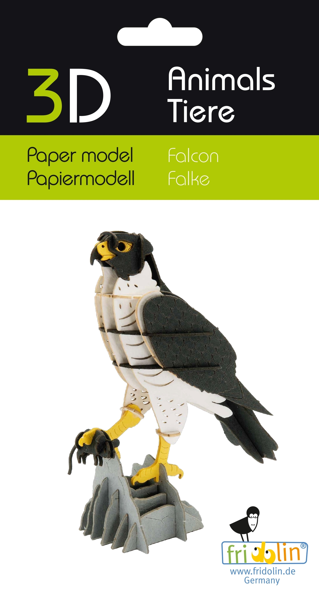 3D model, falcon