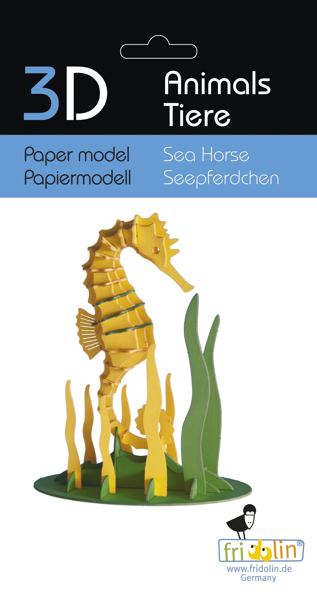 3D model, seahorse