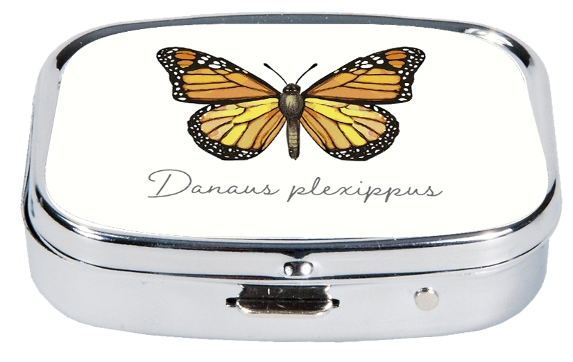 Pillbox, Butterflies, Monarch