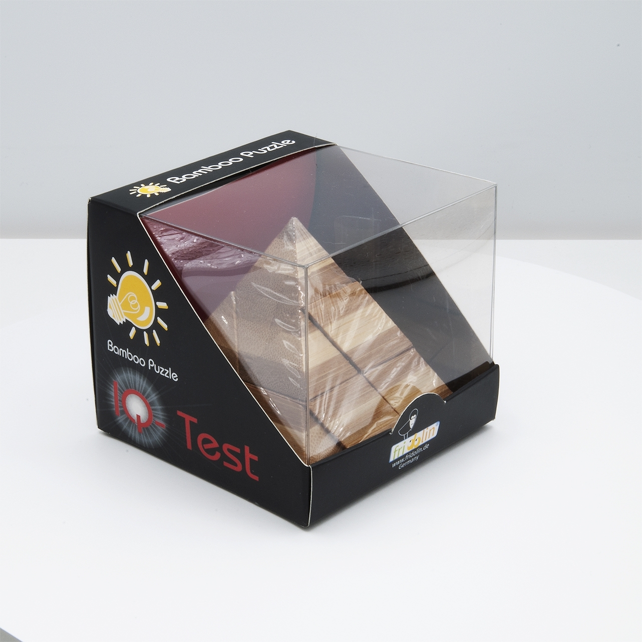 IQ-Test, bamboo puzzle, Pyramid