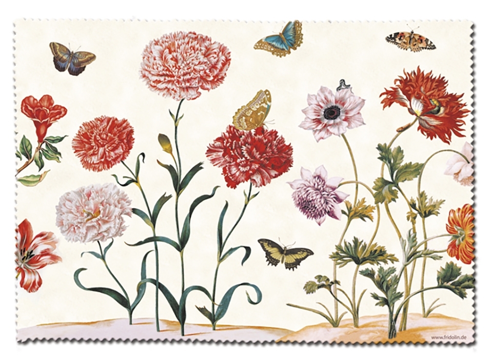 Spectacle case set, Merian, Flowers
