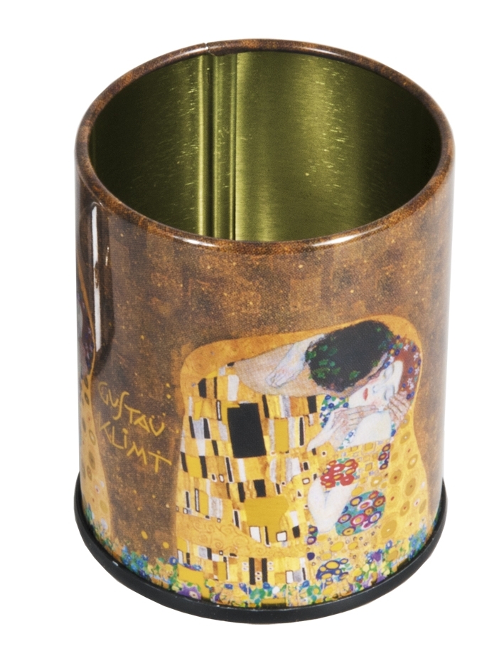 sharpener in tinbox, Klimt, The Kiss,