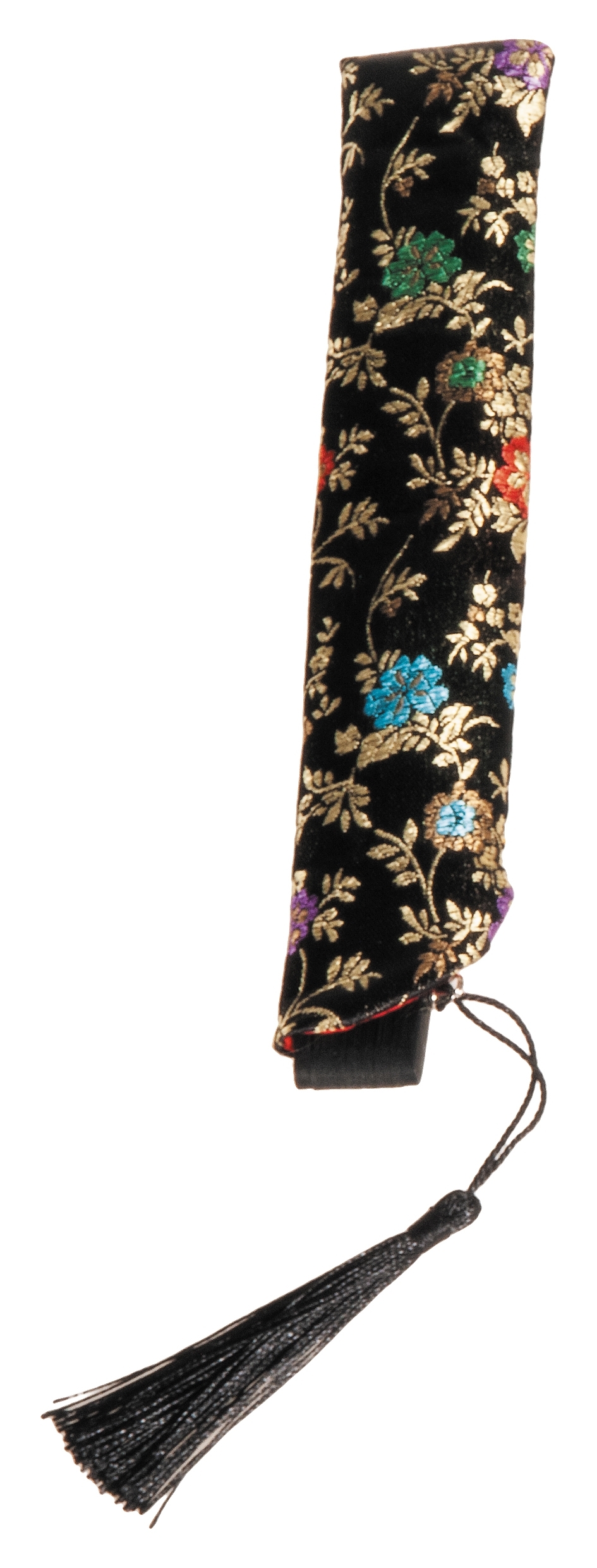Fan, Klimt, The Kiss,  with bag, bamboo