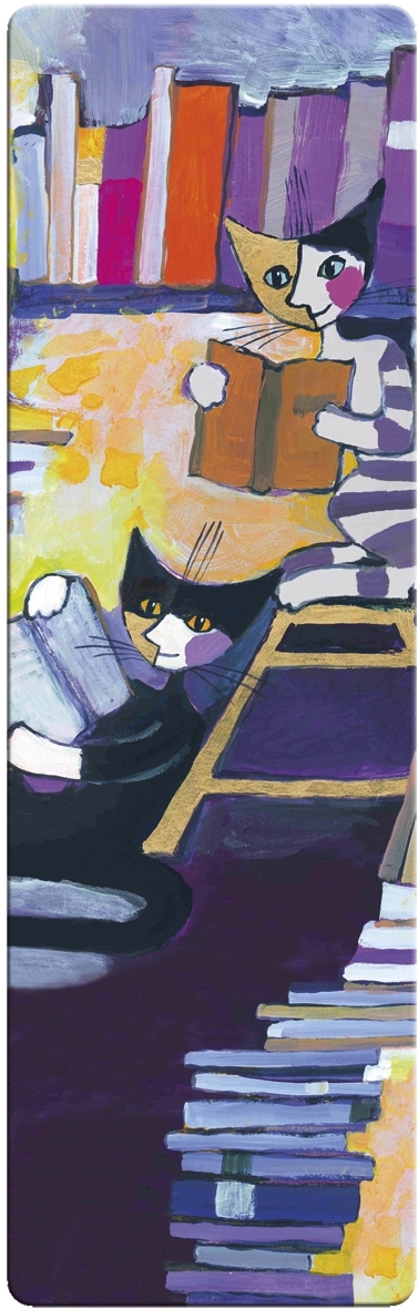 bookmark, Wachtmeister/Reading cats
