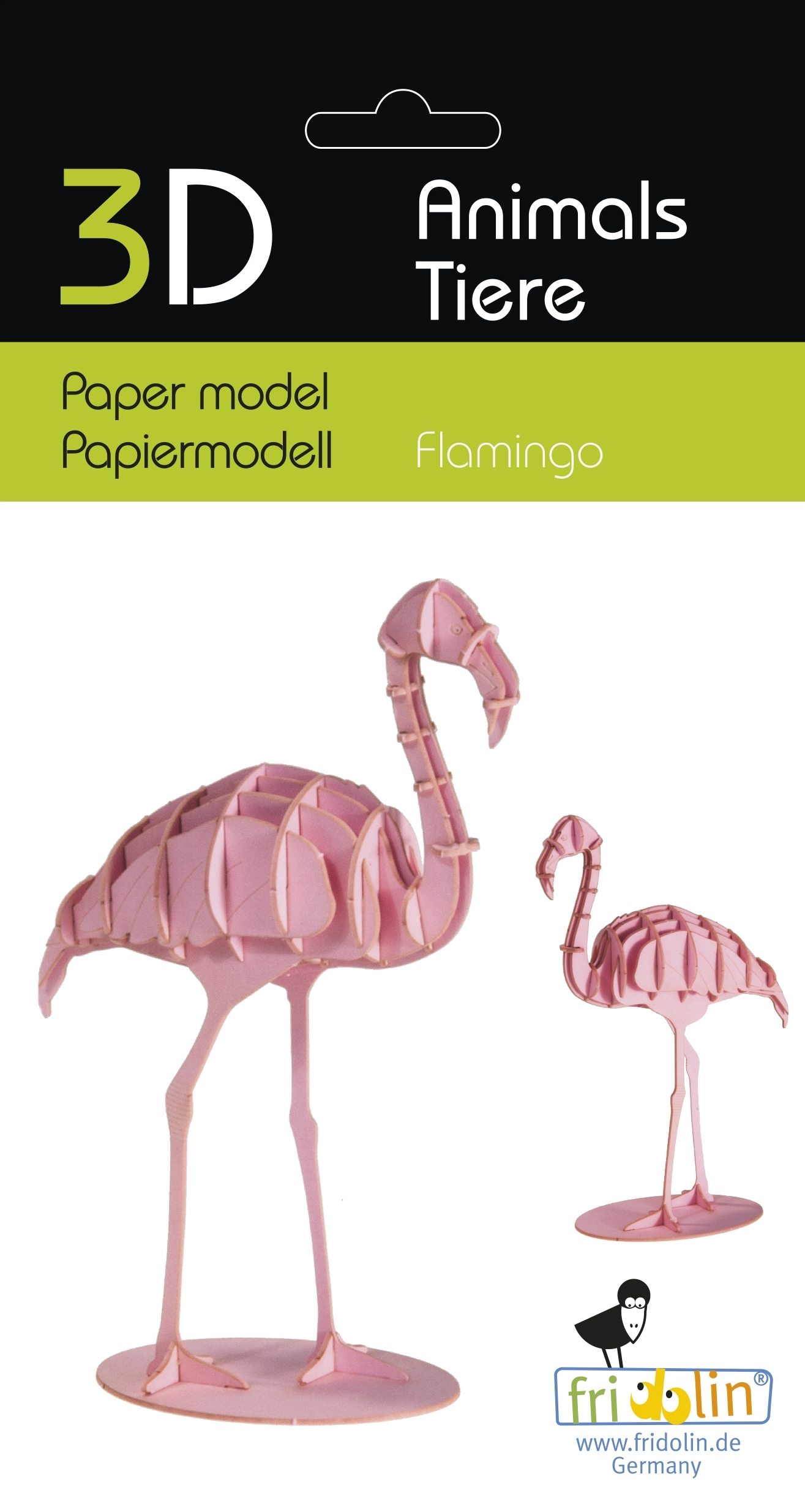 3D model, flamingo