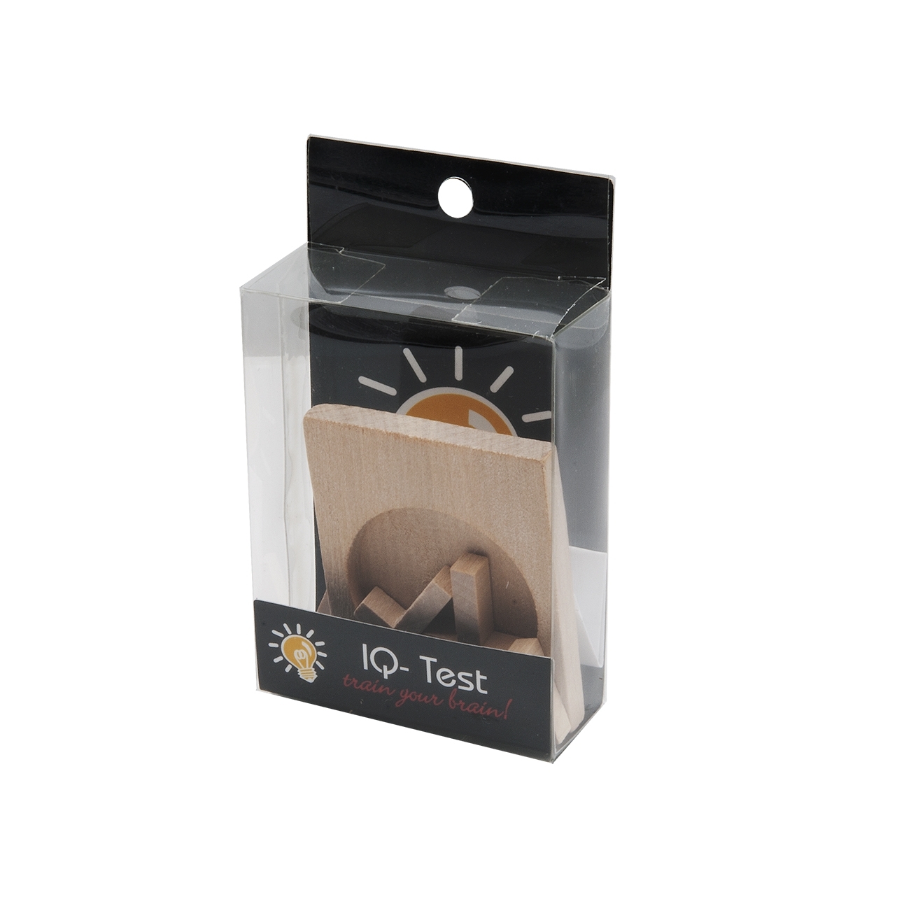 IQ-Test, puzzle T, wood