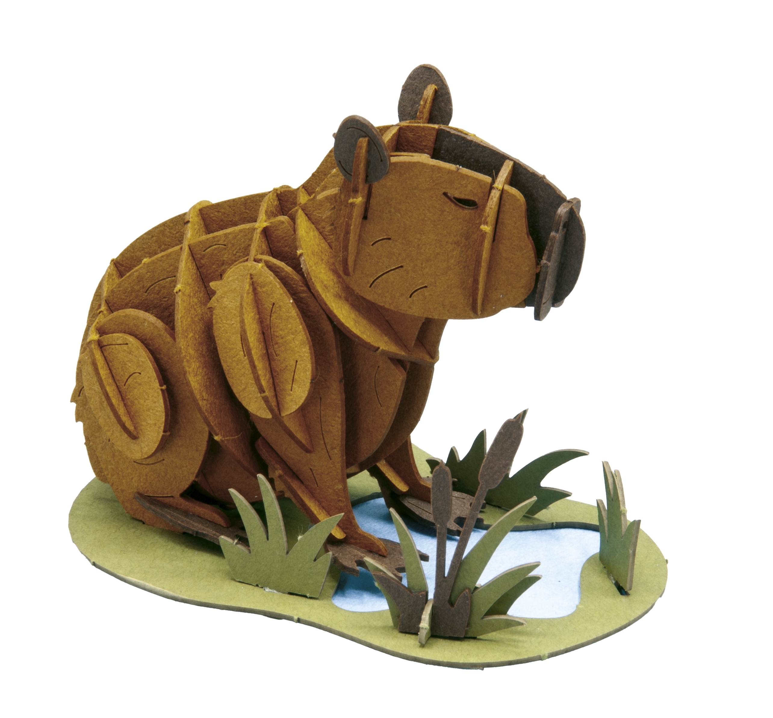 3D model, capybara