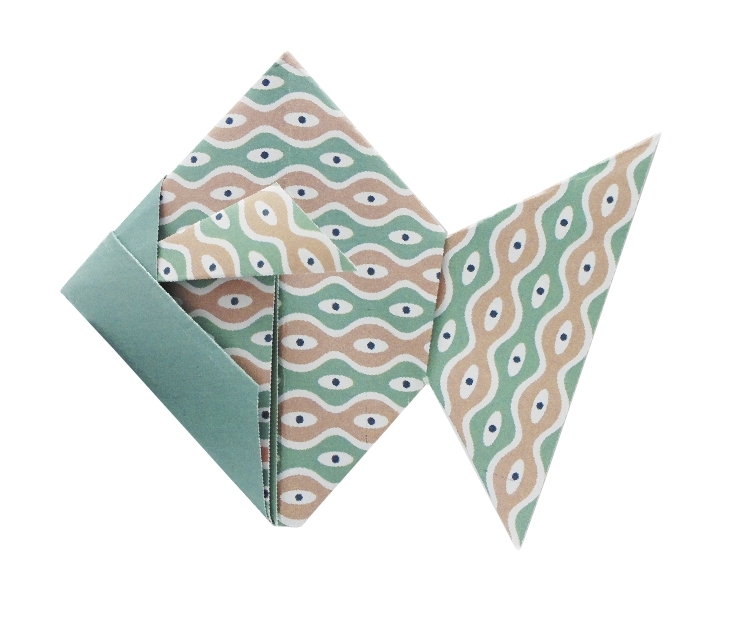Funny Origami, Fishes, 20 sheets 15x15 cm
