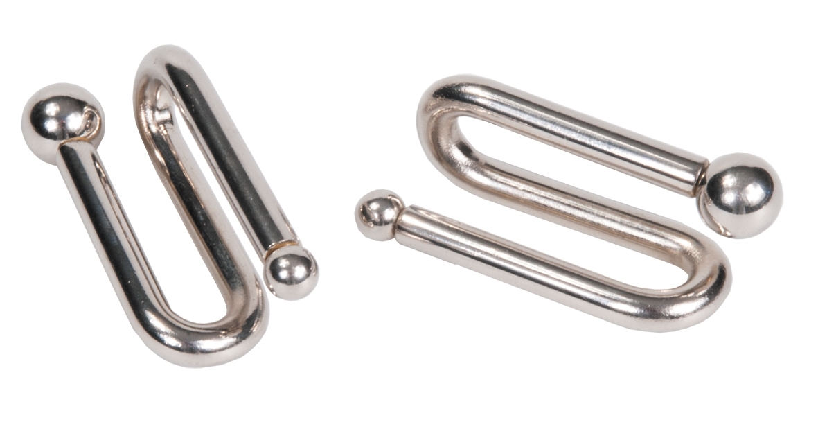 IQ-Test, Double U, large, metal