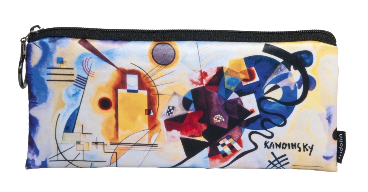 pencil case, Kandinsky, Yellow-red-blue