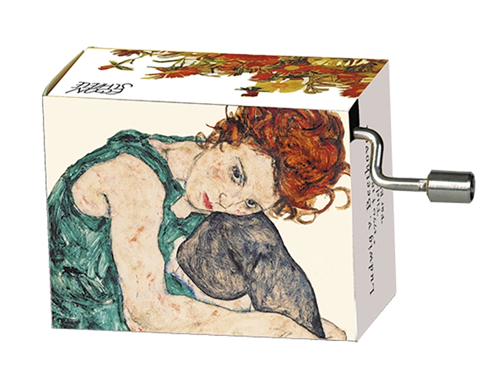 Music box, For Elise/Beeth, Schiele/Sitting woman