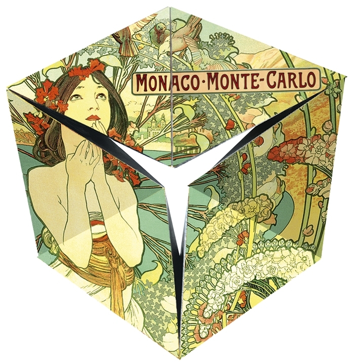 Art Flextangles, Art Nouveau, 4 sheets, 4 motifs