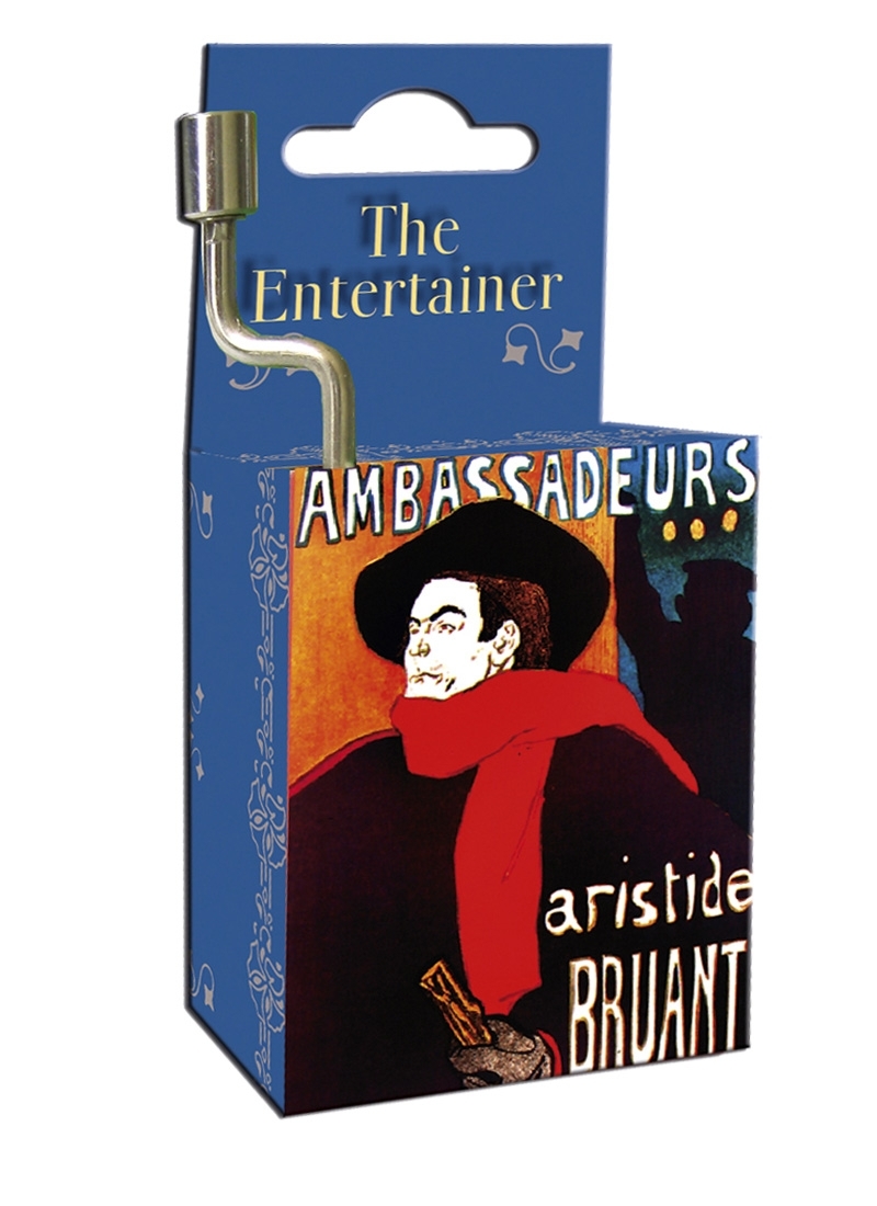 Hanging music box, Entertainer, Aristide Bruant