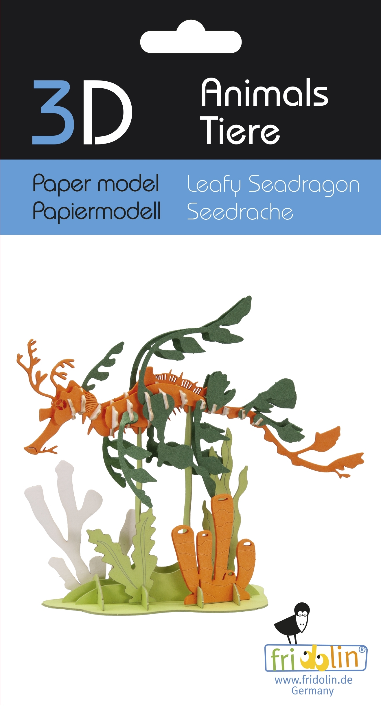3D model, leafy seadragon