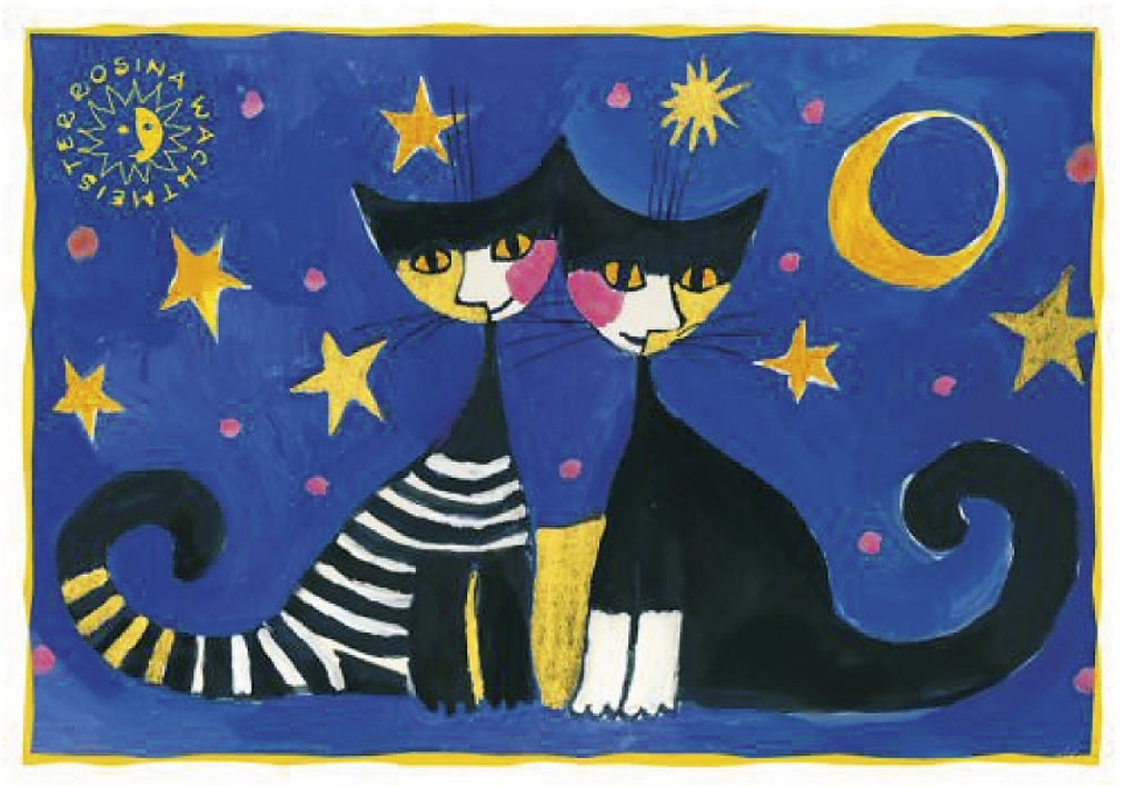 Postcard, Wachtmeister, Moonlight serenade