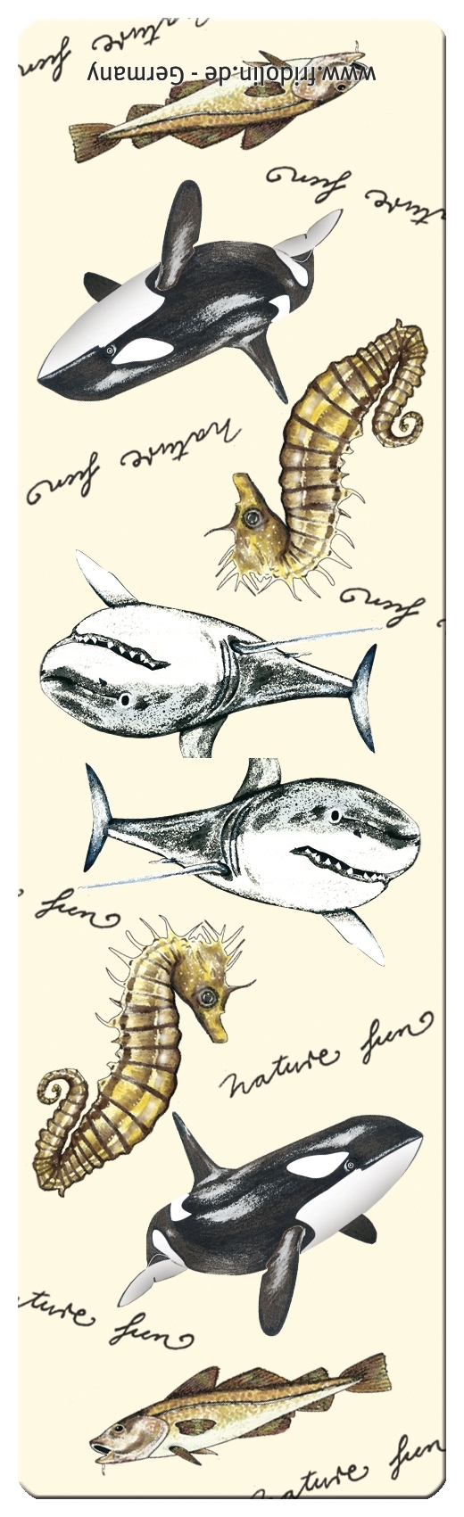 Magnetic bookmark, Nature fun, Shark