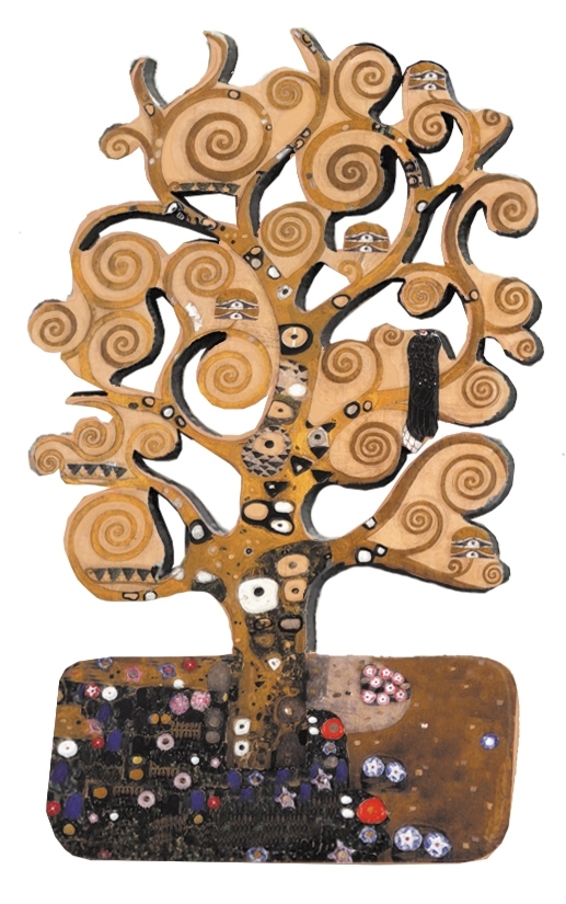 magnet, MDF, Gustav Klimt, Tree of Life