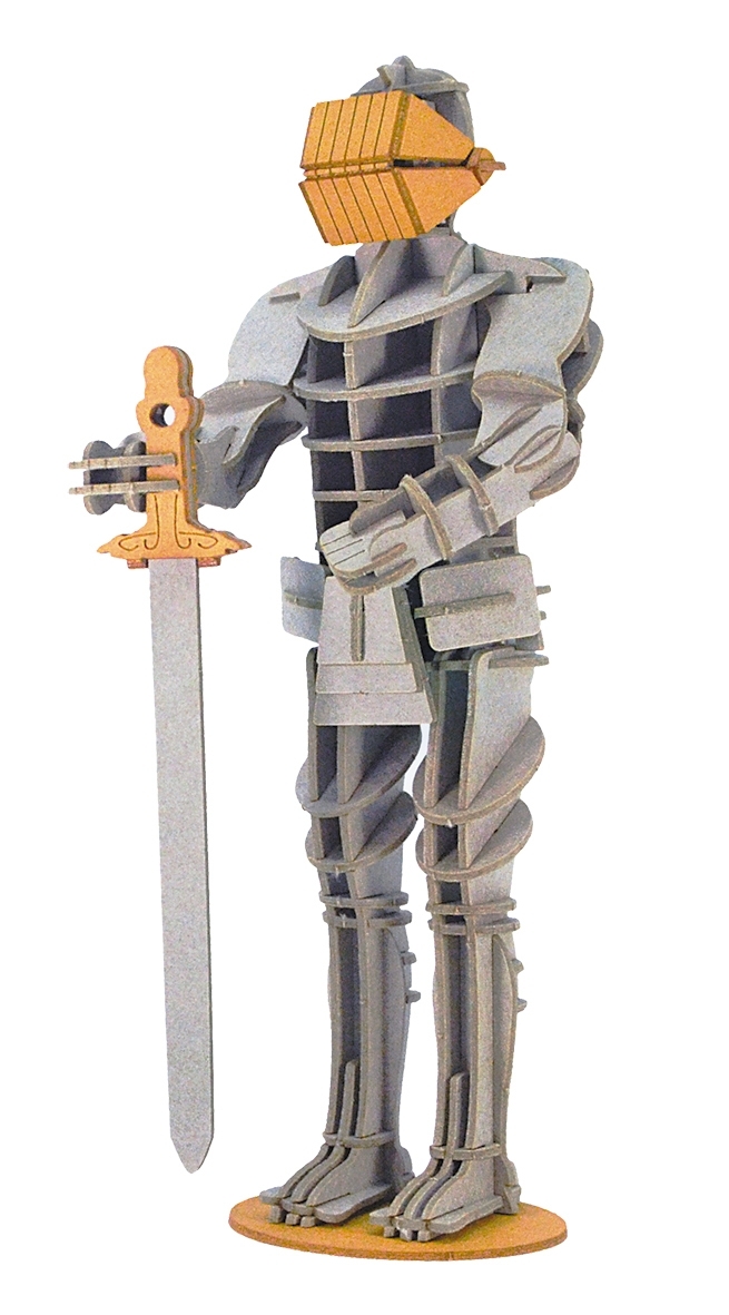 3D model, knight