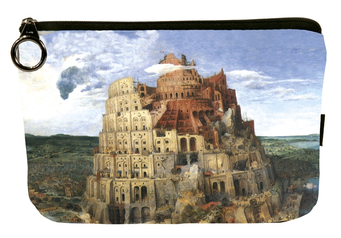 cosmetic bag, Bruegel, Tower of Babel