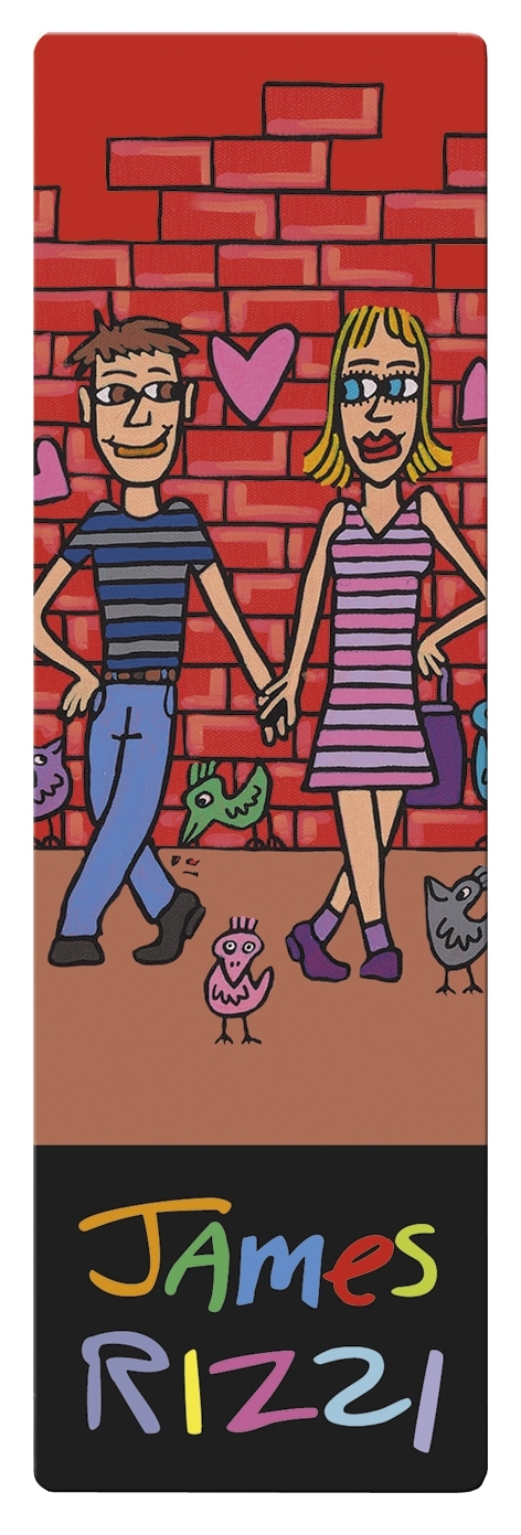 bookmark, James Rizzi, Me for you, you for me