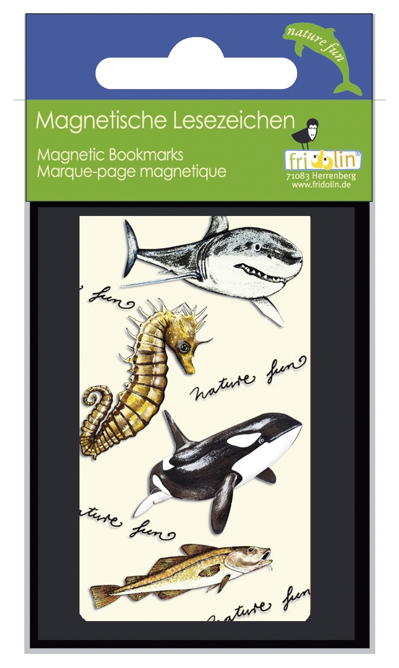 Magnetic bookmark, Nature fun, Shark