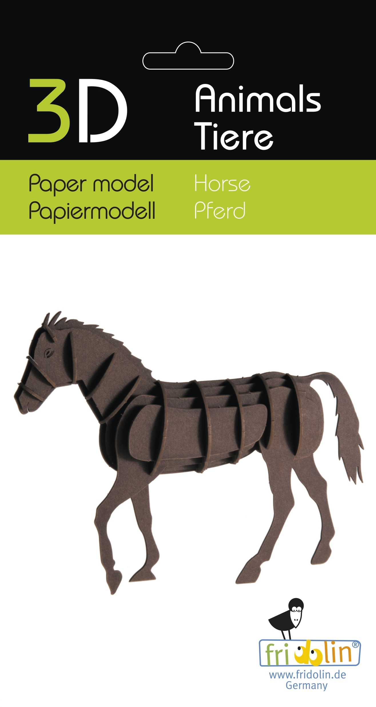 3D model, horse