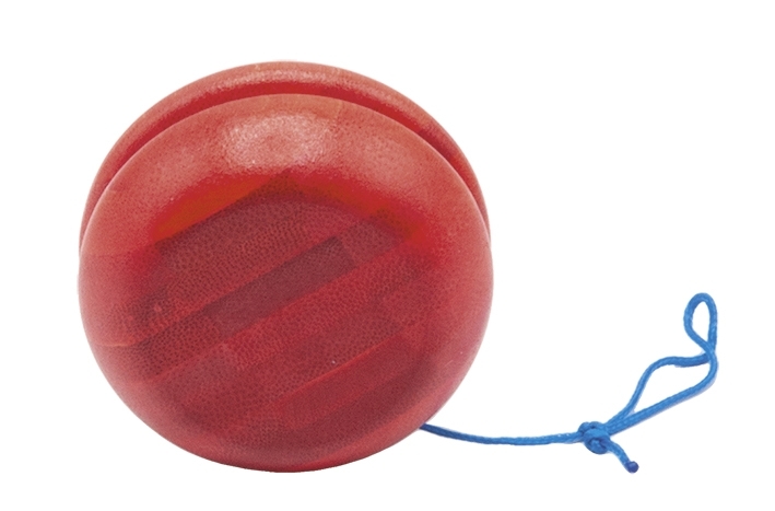 Yo-Yo, bamboo, red