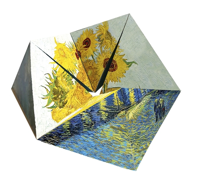 Art Flextangles, Van Gogh, 4 sheets, 4 motifs