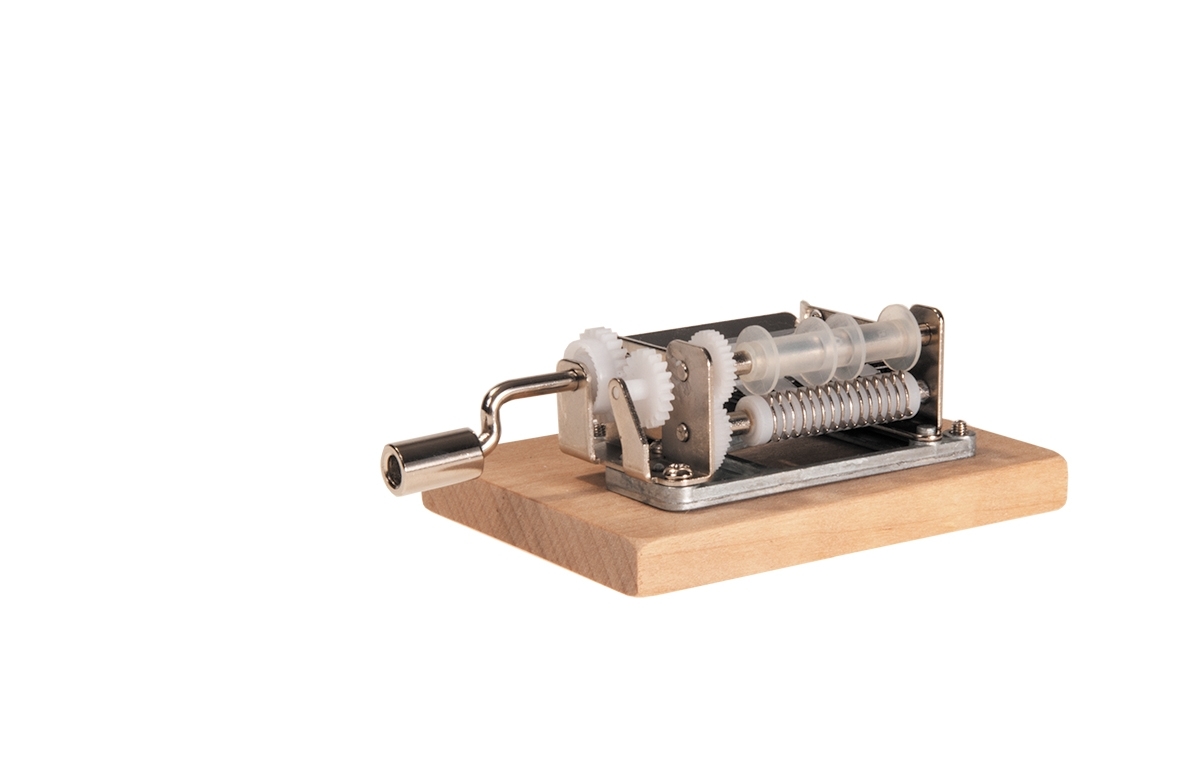 15-note music box for self punched melody stripes