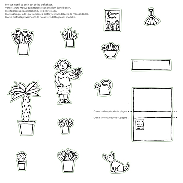 Craft kit, flower shop