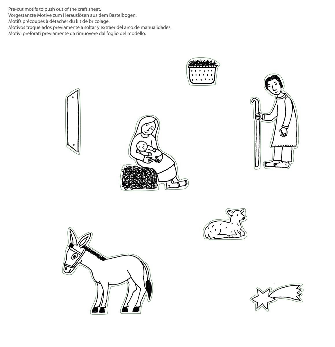 Craft kit, Cot in Stable