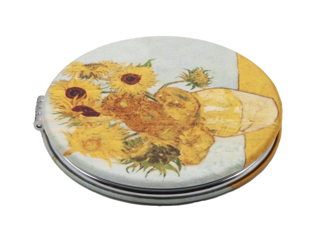 Pocket mirror, Van Gogh, Sunflowers