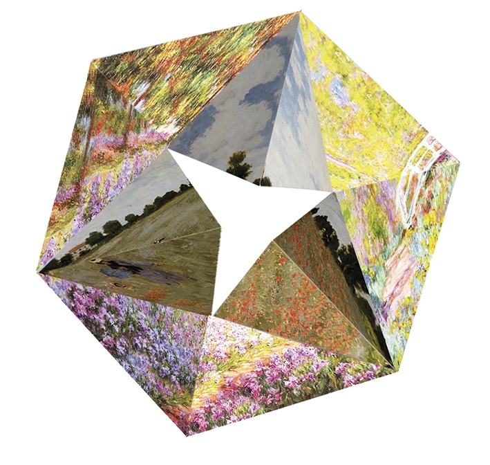 Art Flextangles, Monet, 4 sheets, 4 motifs