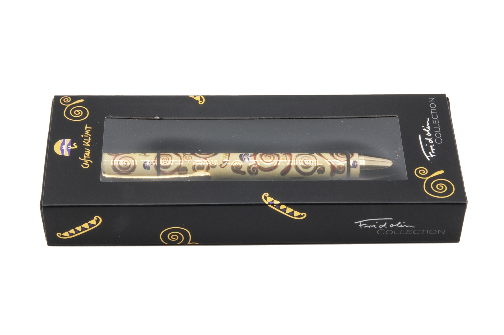 ball point pen, Gustav Klimt, Tree of life, metal