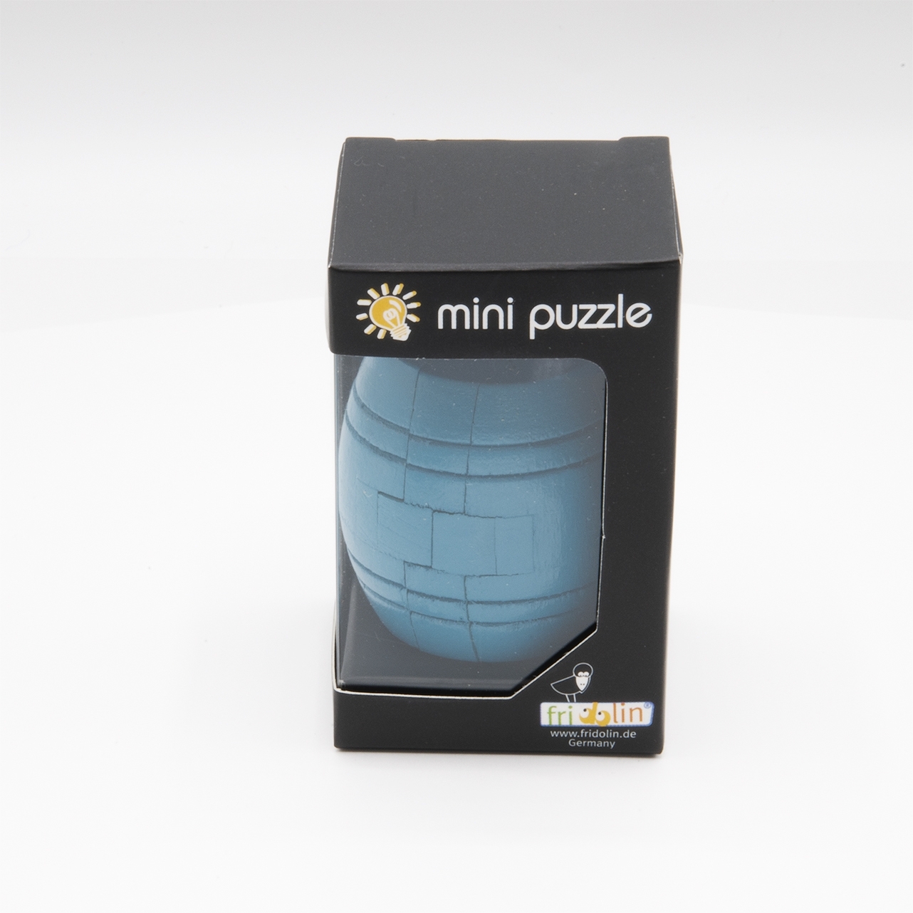 IQ-Test, Barrel, blue, wooden puzzle