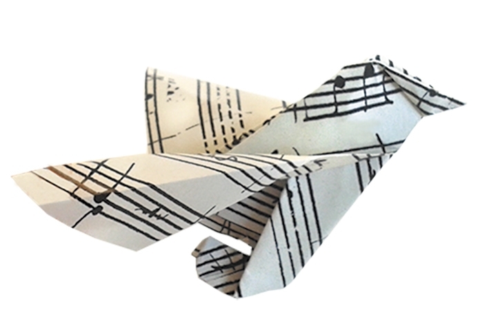 Art-Origami, Sparrow, Notes , 20 sheets 15x15 cm